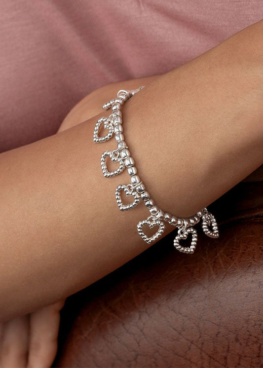 Elastic Bracelet Hearts and Spheres