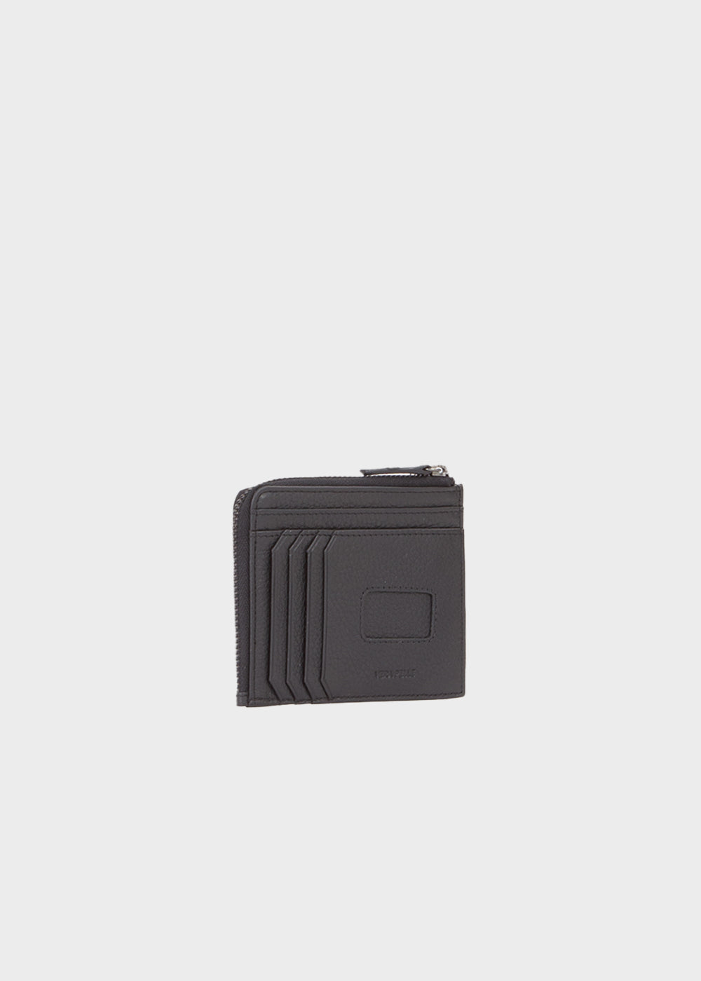 Portacarte con zip Sodaro in pelle