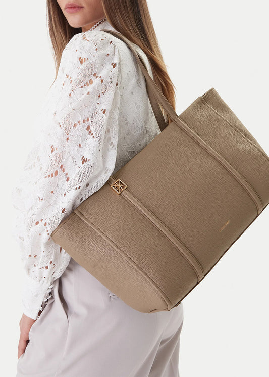 Borsa a spalla Emblem HW Pebble Tote