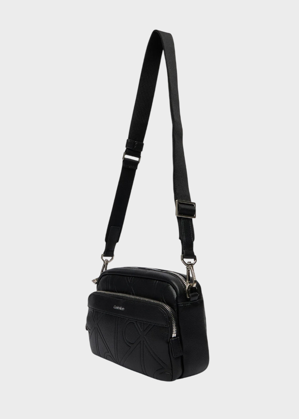 Borsello Emblem Aop Emboss con tasca frontale