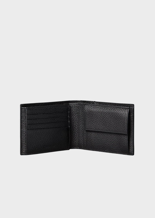Portafogli con portamonete con zip e flap