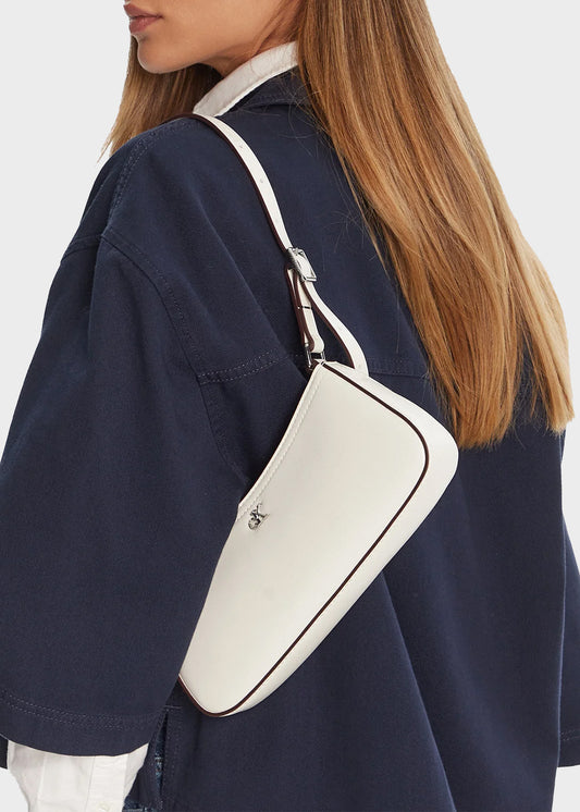 Small shoulder bag with logo