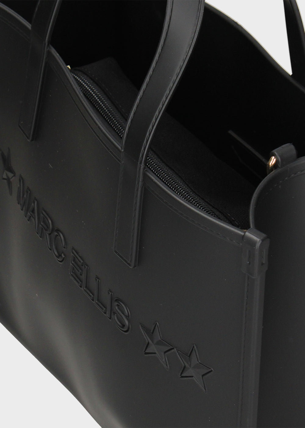 Flat Go handbag with shoulder strap and removable clutch