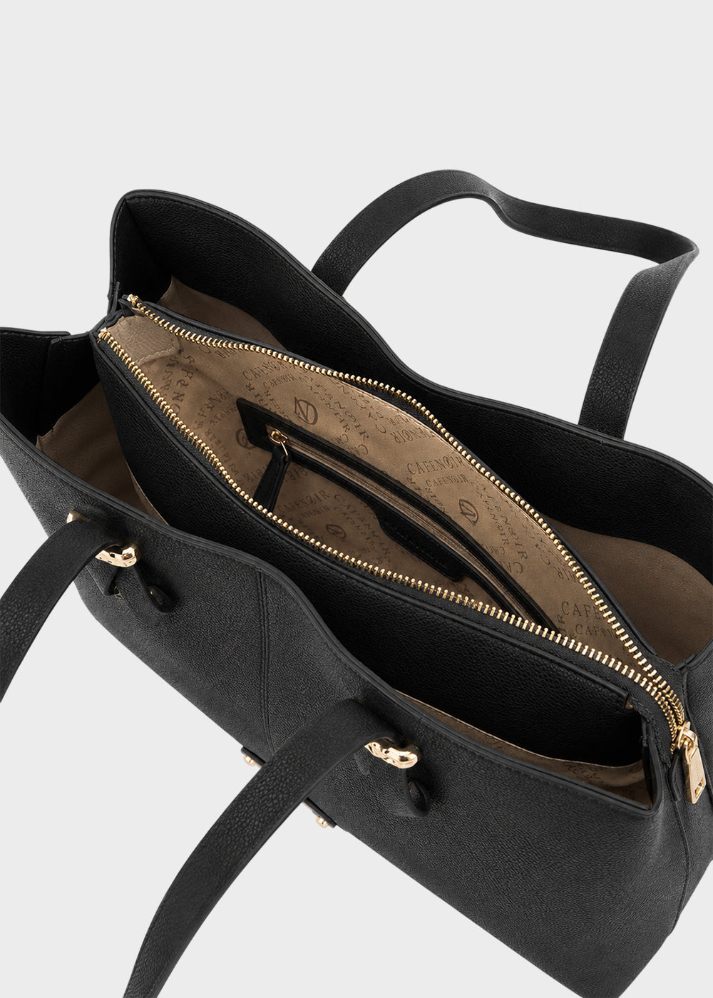 Borsa da spalla con logo frontale