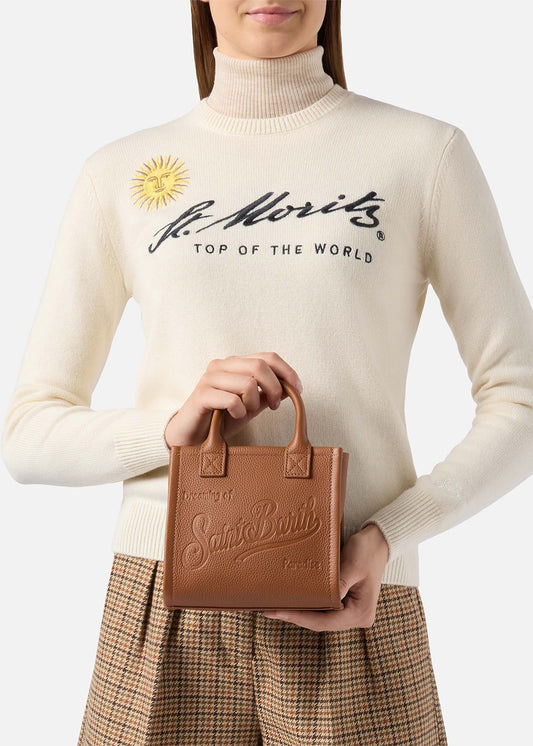 Mini Leather Vanity Bag