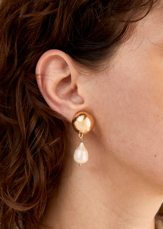 ORECCHINI PERLA NATURALE