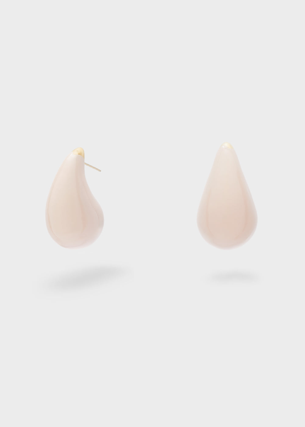 ECHO EARRINGS IN ROSE ENAMEL GOLD