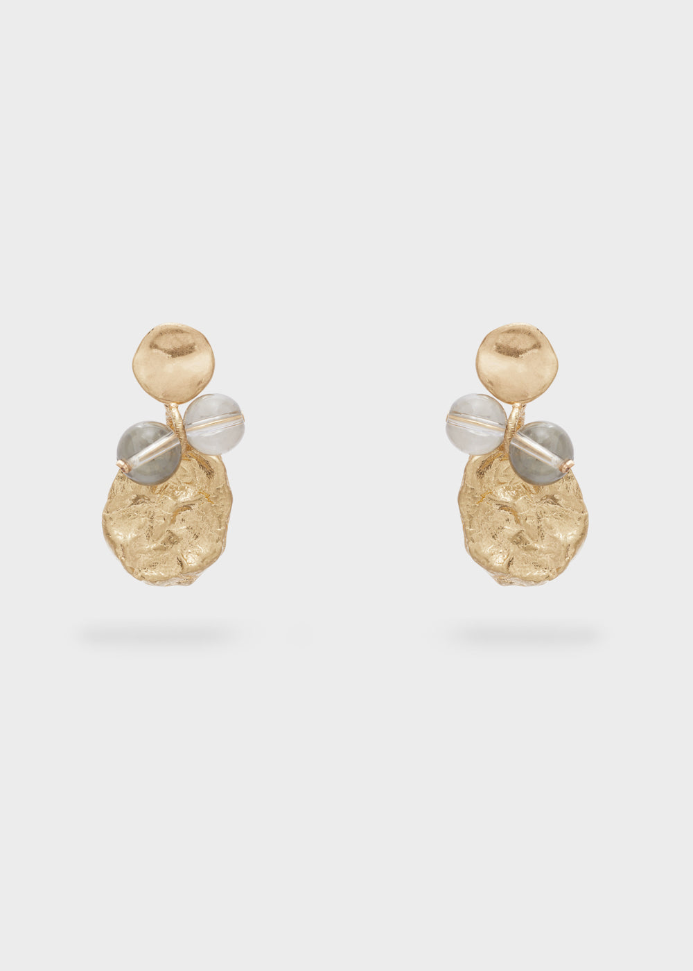 PENDANT EARRINGS WITH PEARLS
