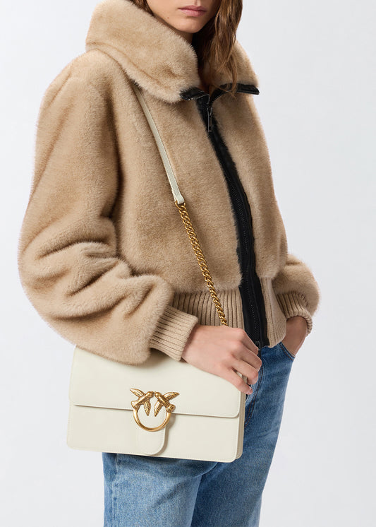 Love Bag medium shoulder bag in smooth leather