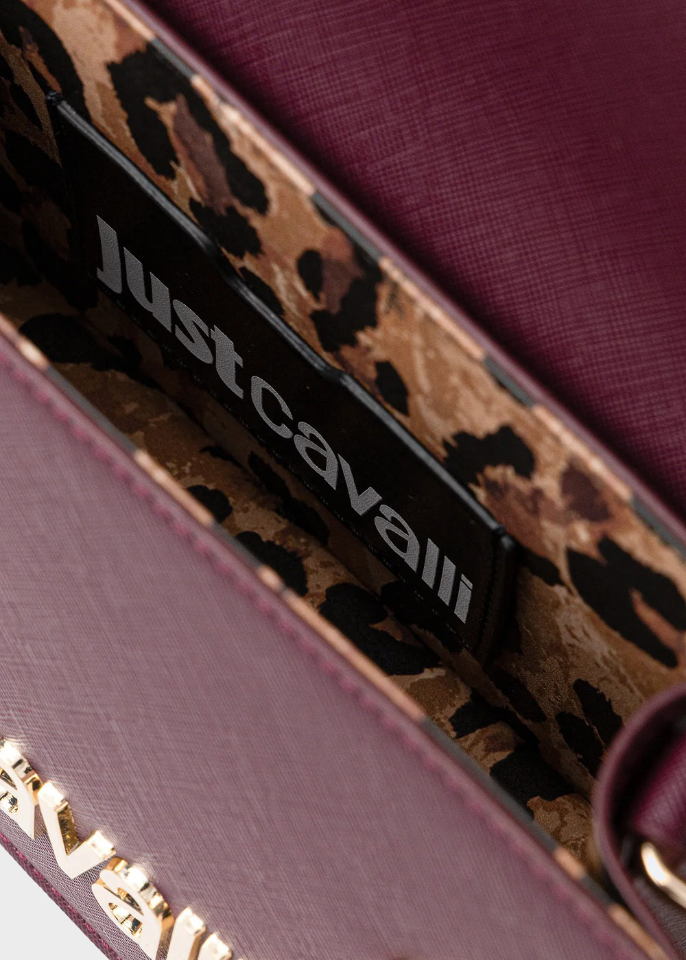 Metal Lettering Shoulder Bag