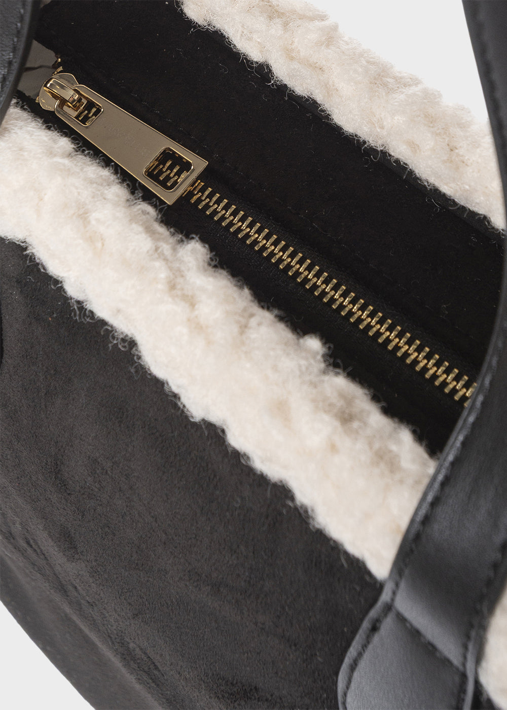 Buby Suede L Soft Handbag with Shoulder Strap