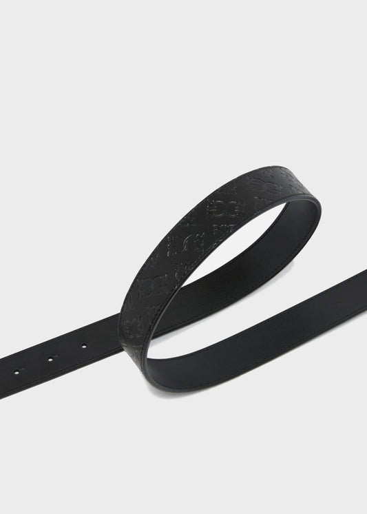 Cintura reversibile con fibbia Love Birds 3cm