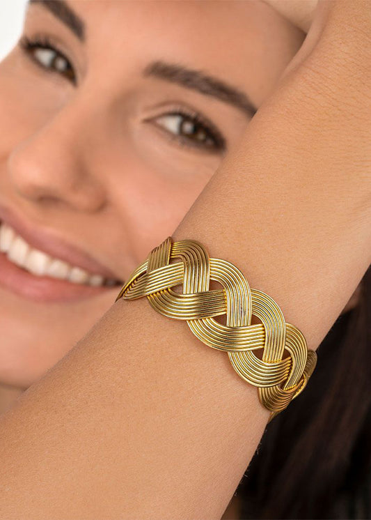 Large Braided Band Bracelet