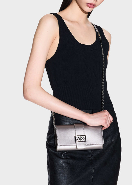 Jodie clutch bag with shoulder strap