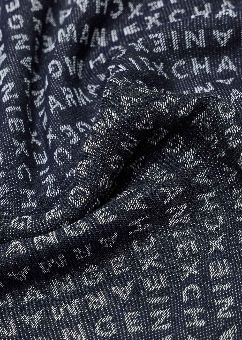 Sciarpa jacquard logo