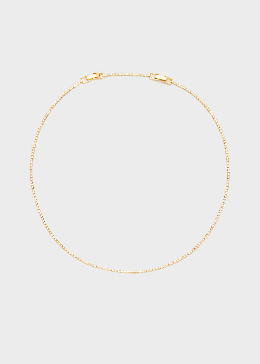 Collana tennis con pietre
