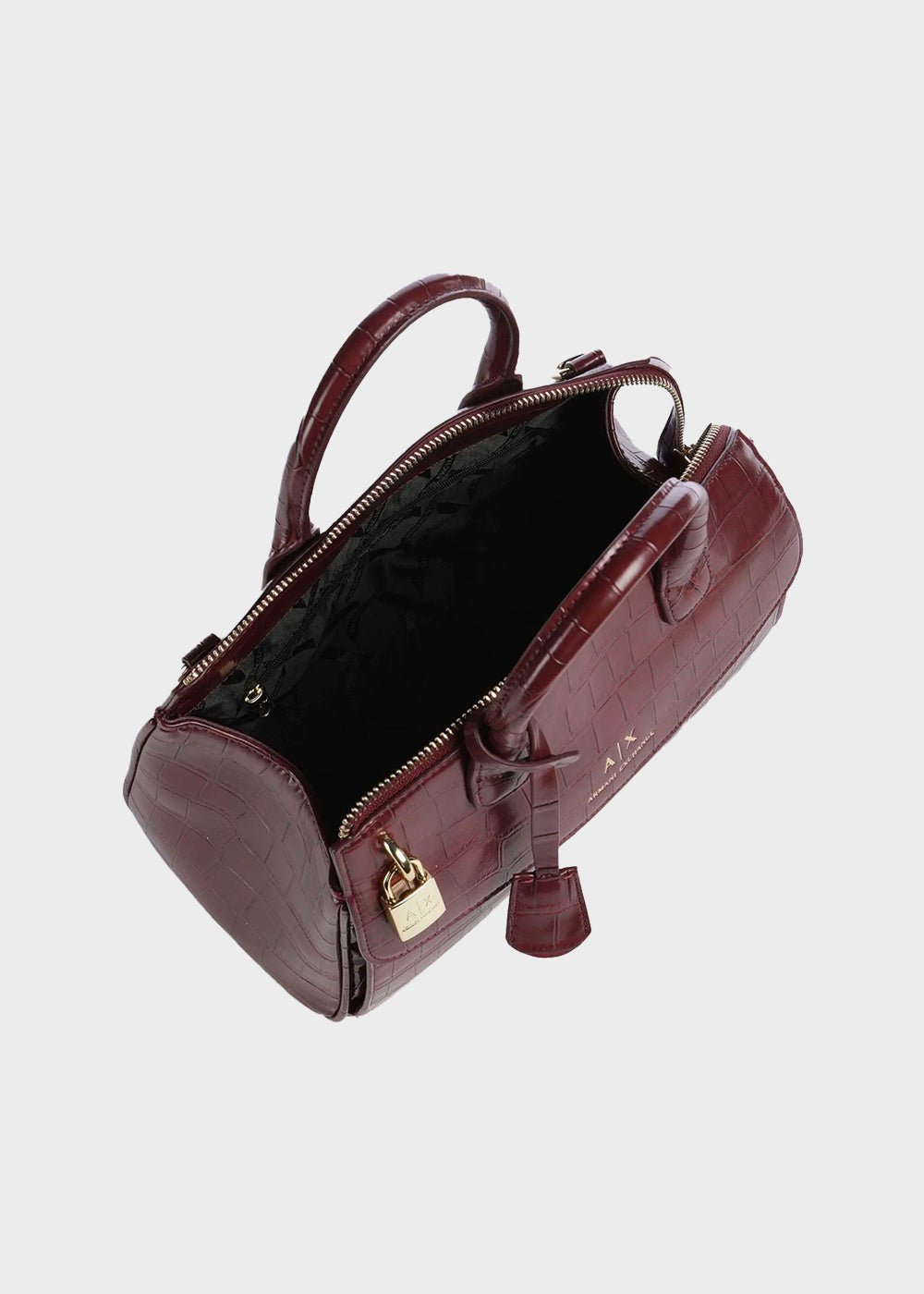 Borsa a mano con tracolla Jane Croco Tote M