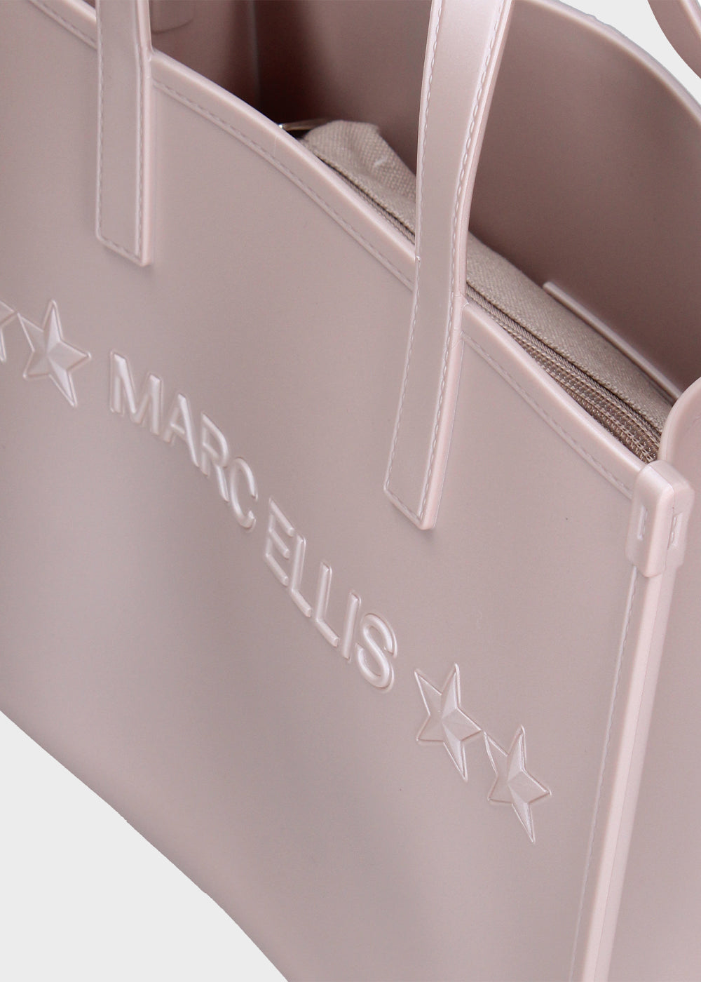 Flat Go handbag with shoulder strap and removable clutch