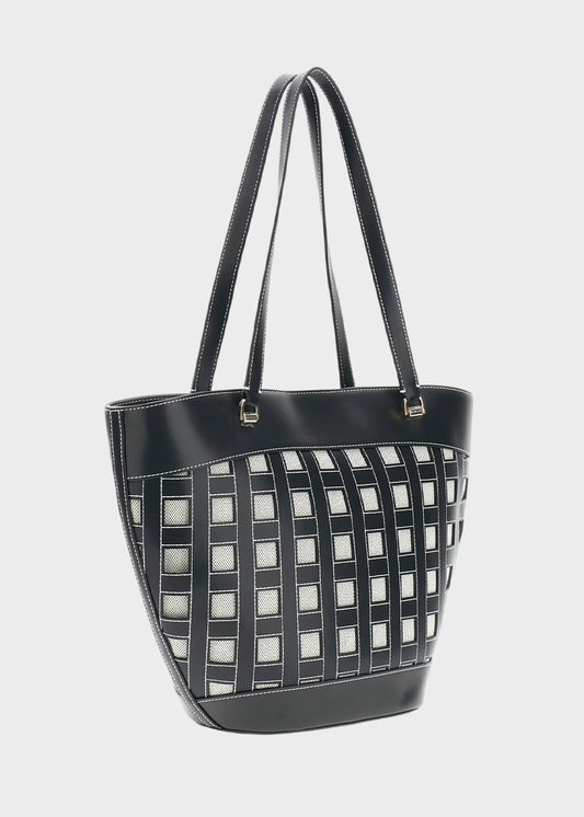 Borsa a spalla Frankie con trama