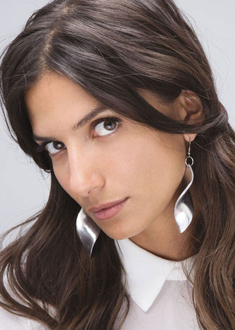 Rounded Rhombus Earrings