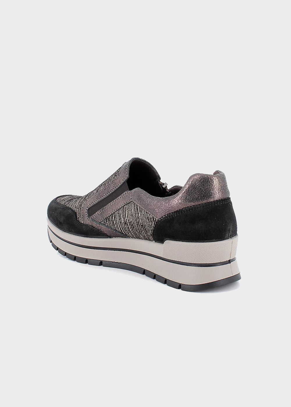 Scarpe Slip on con zip
