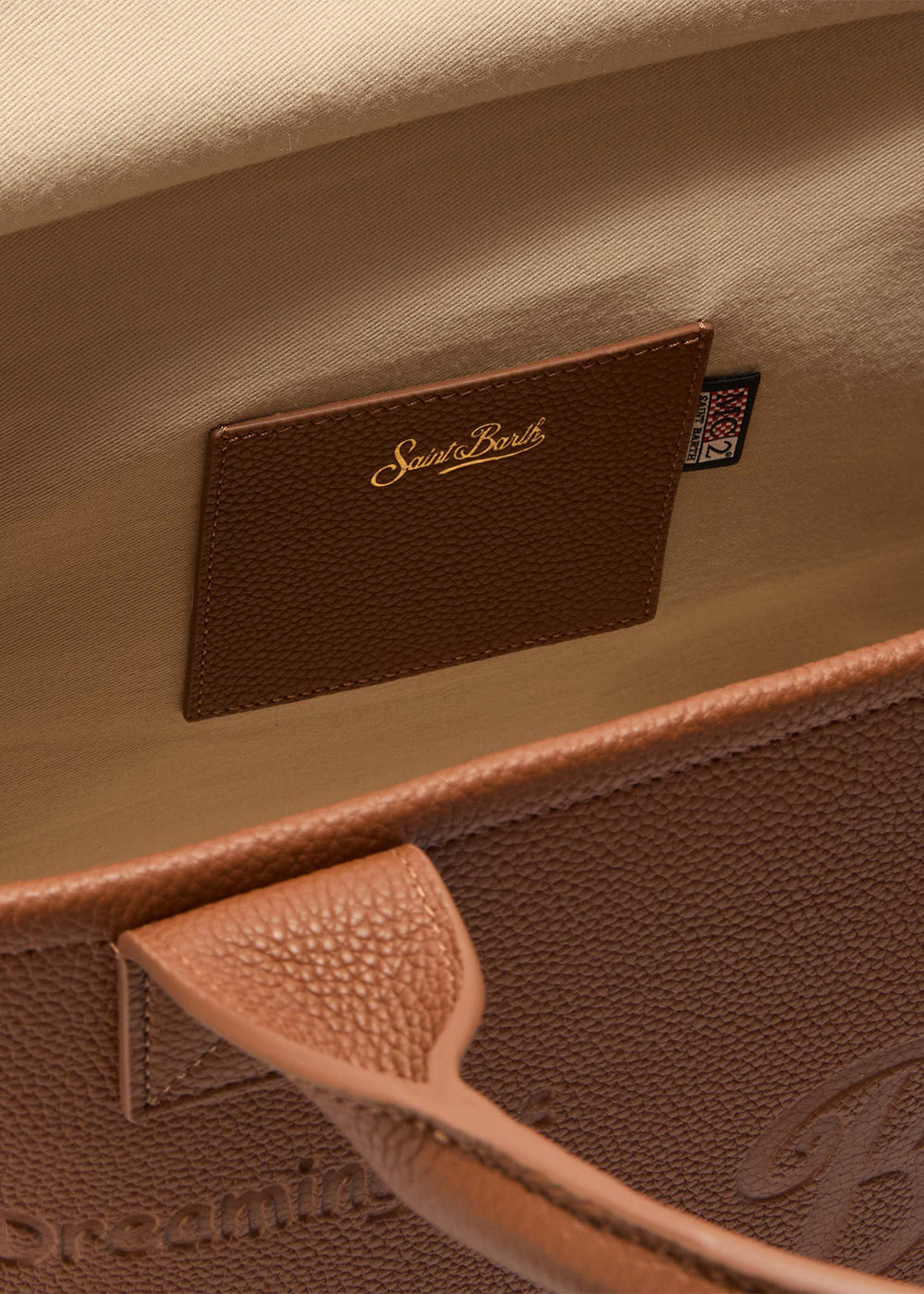 Large Leather Vanity Bag