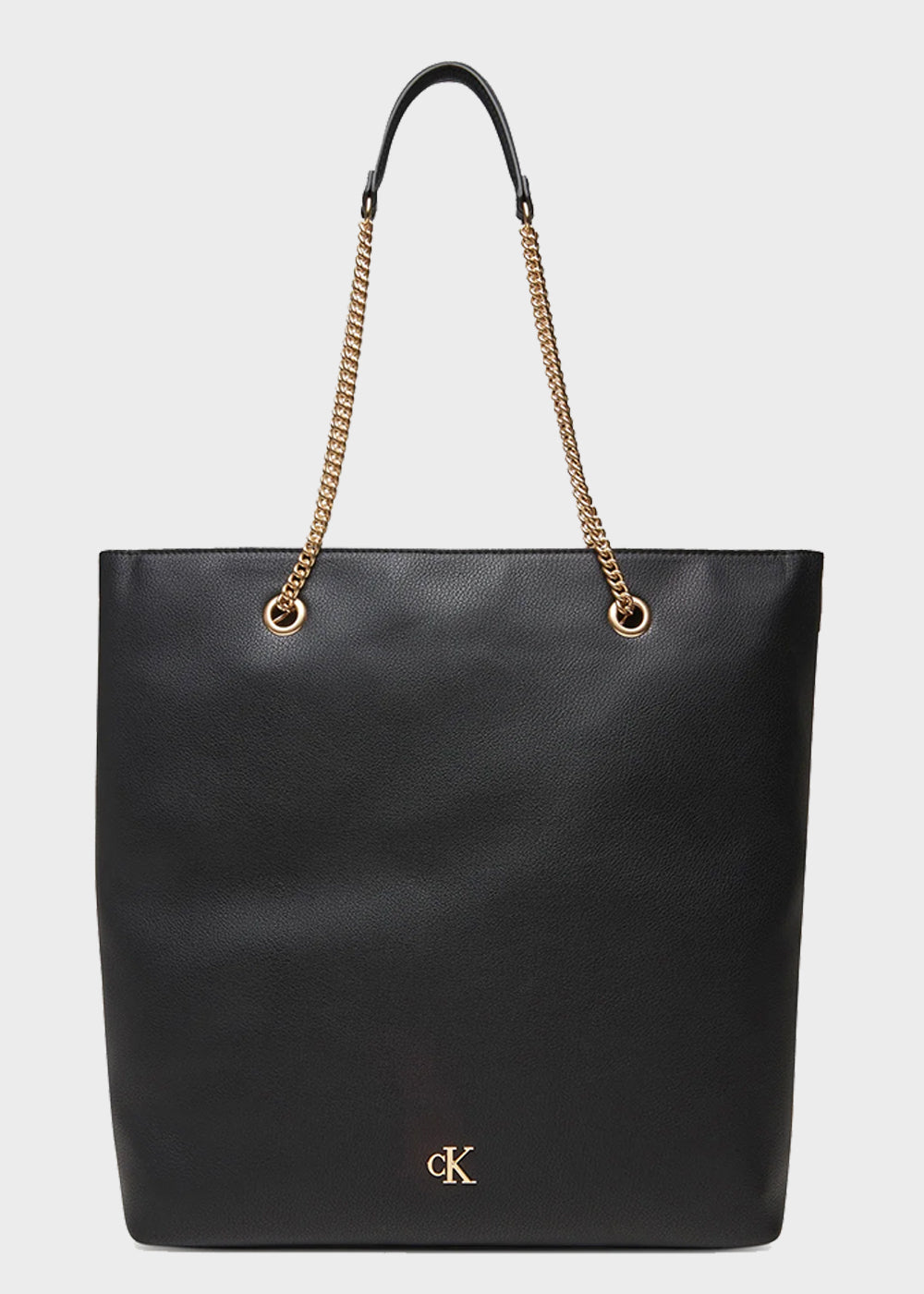 Minimal Monogram Chain Tote Bag
