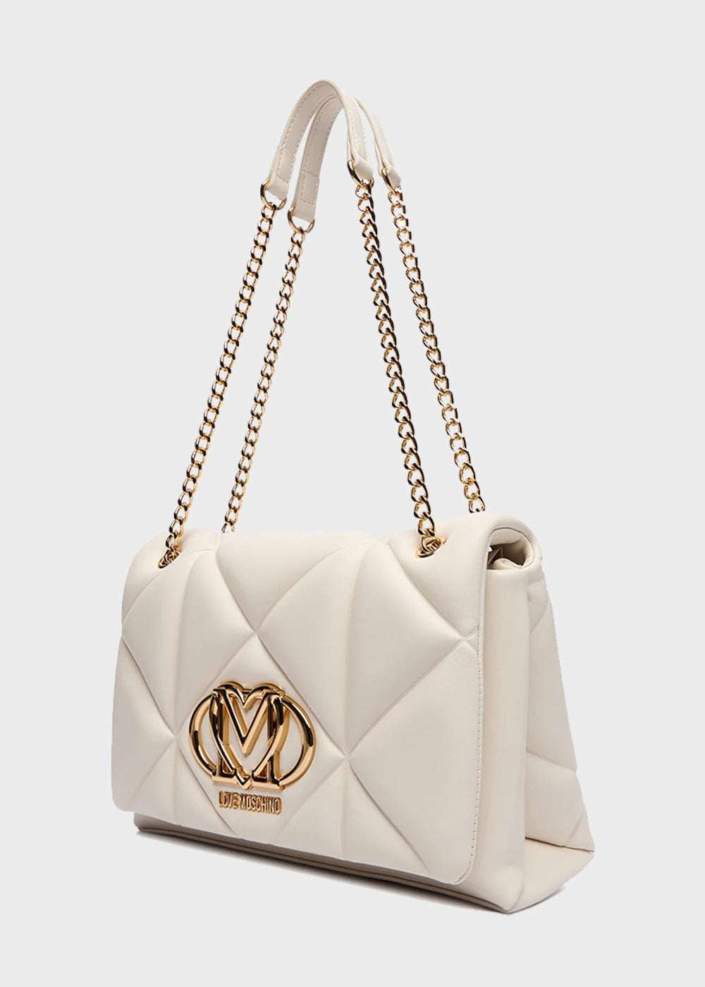 Borsa da spalla con logo frontale