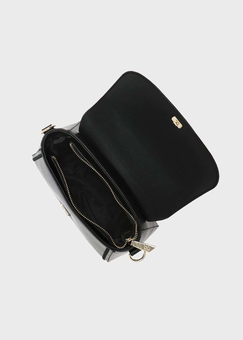 Orion handbag with shoulder strap and flap