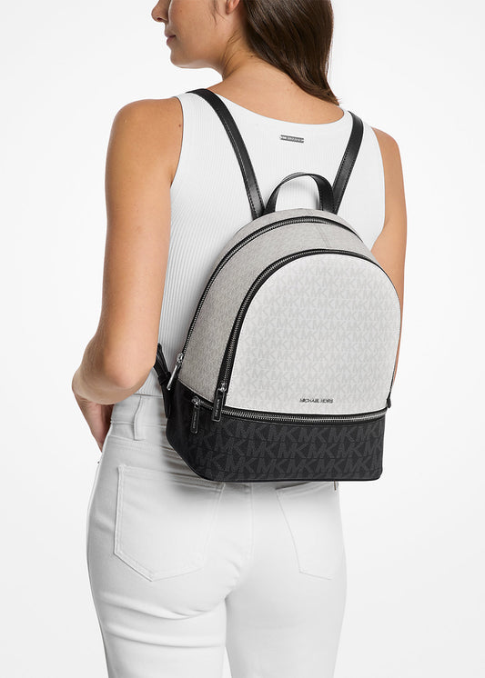 Zaino Rhea Zip con logo all over