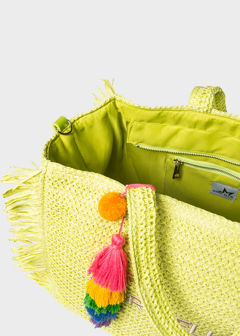 Borsa da Mare Buby S.Claire L in effetto rafia, con tracolla