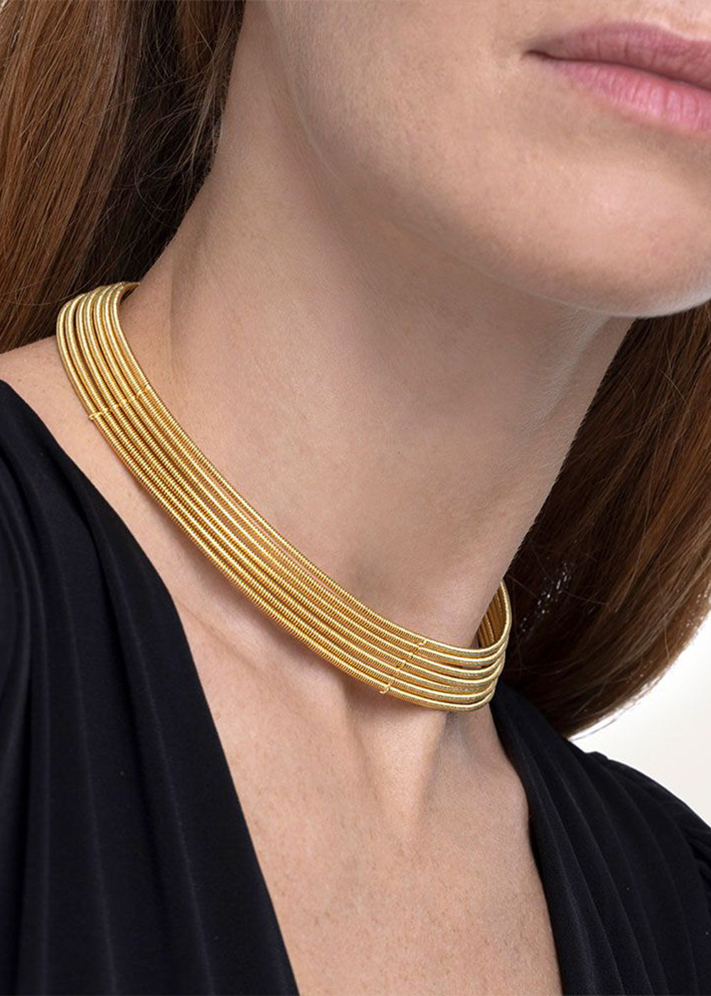 Bright Multiline Choker