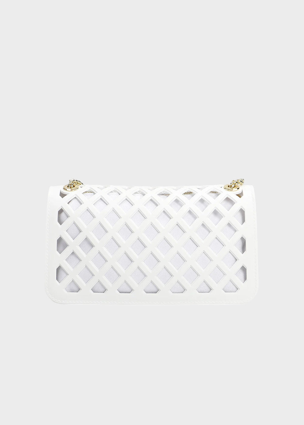 Borsa a tracolla Flat Basket con pochette interna