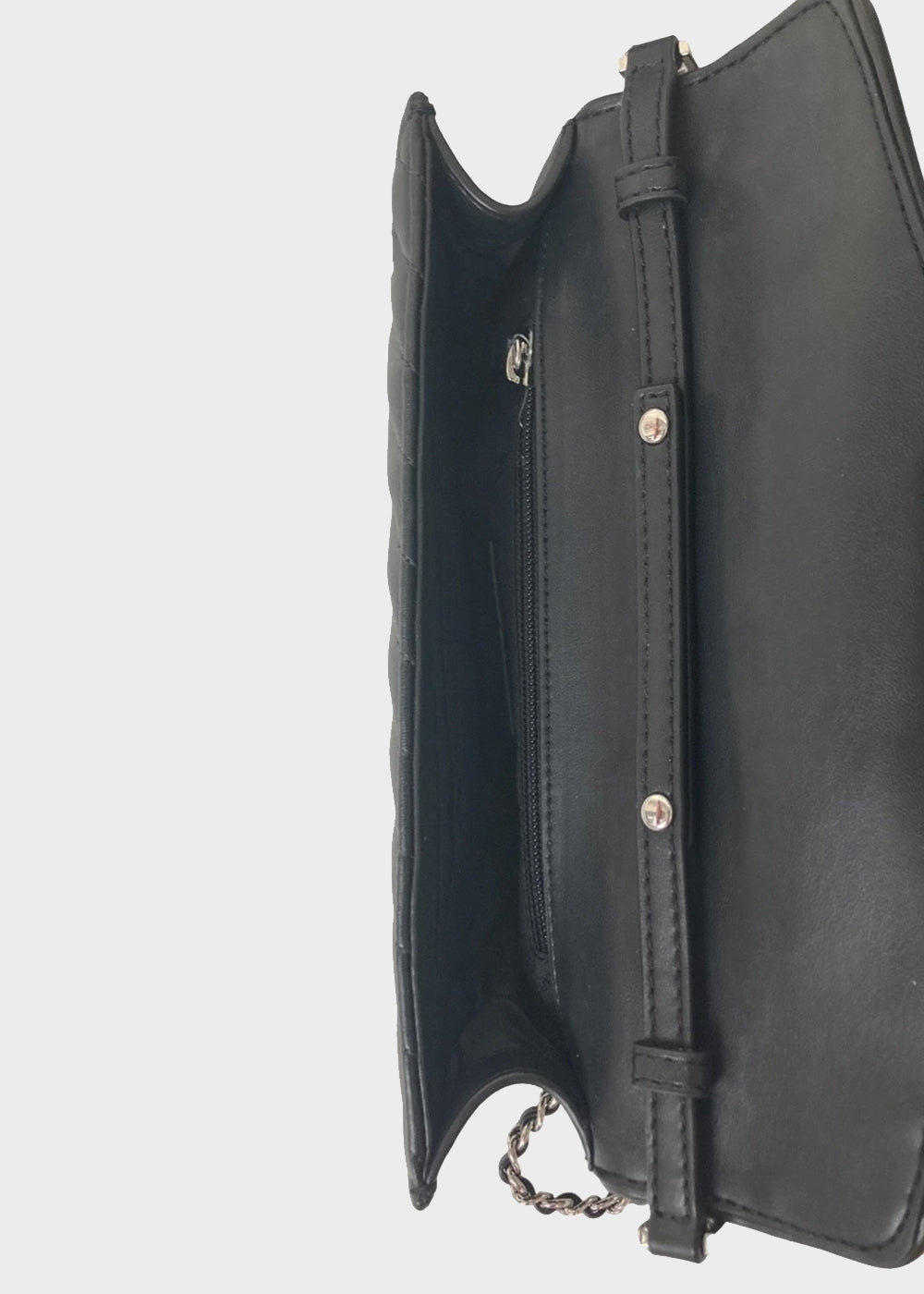 Rose clutch bag with shoulder strap