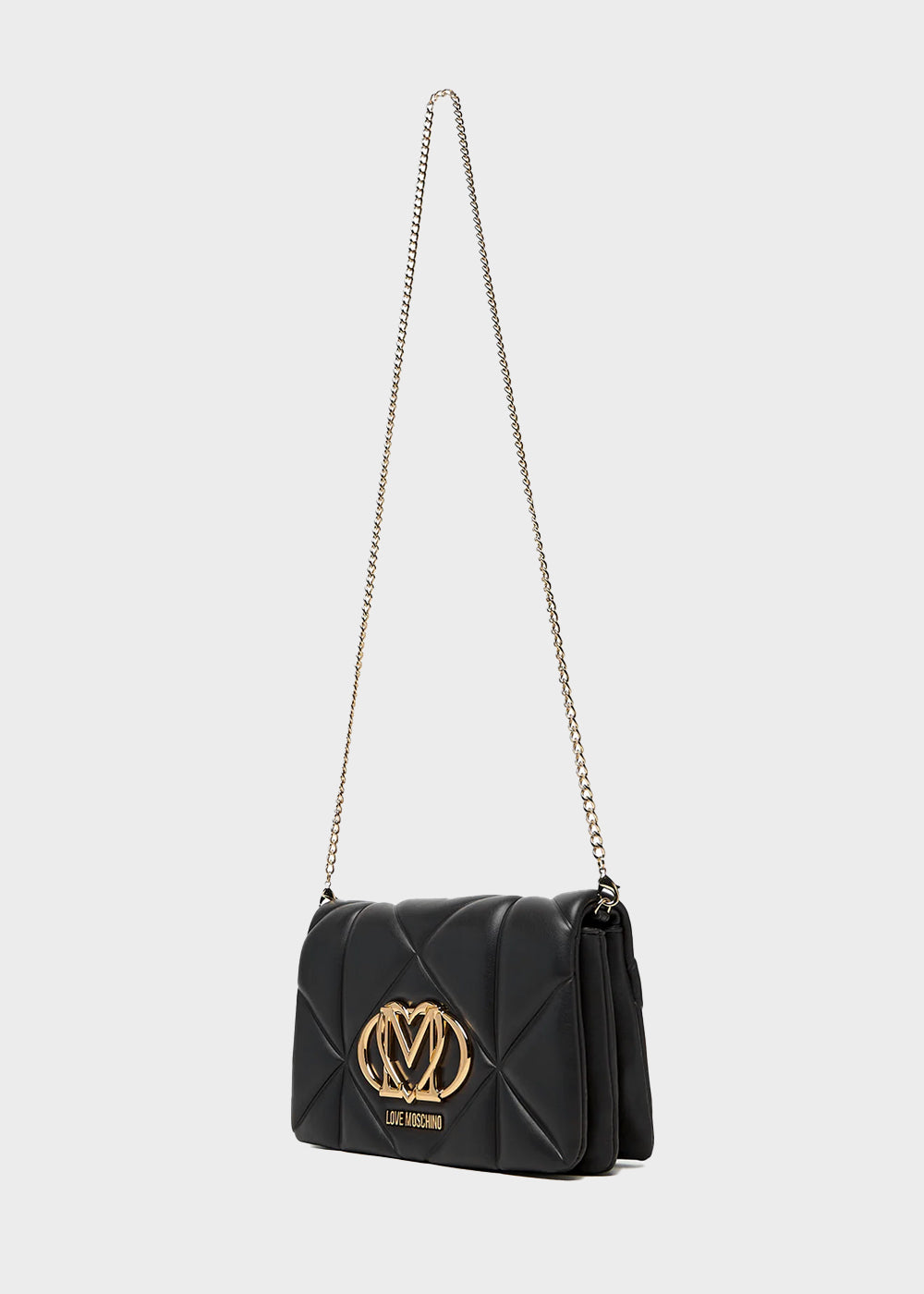 Borsa a tracolla con logo frontale