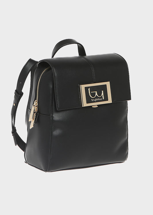 Ether backpack with flap and zip