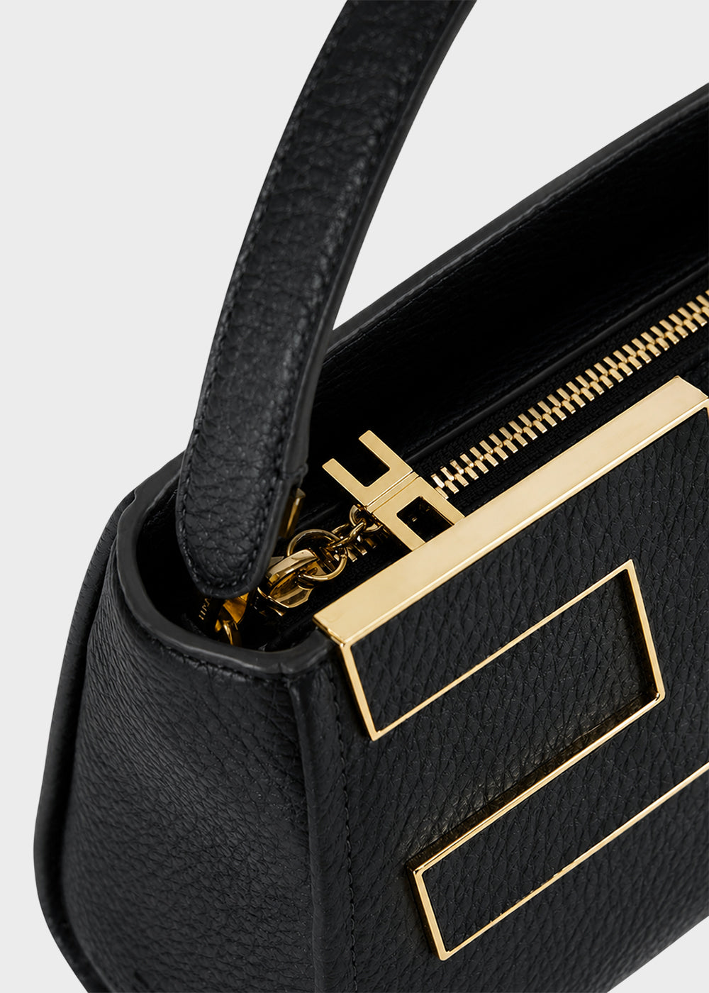 Borsa a mano con tracolla e logo