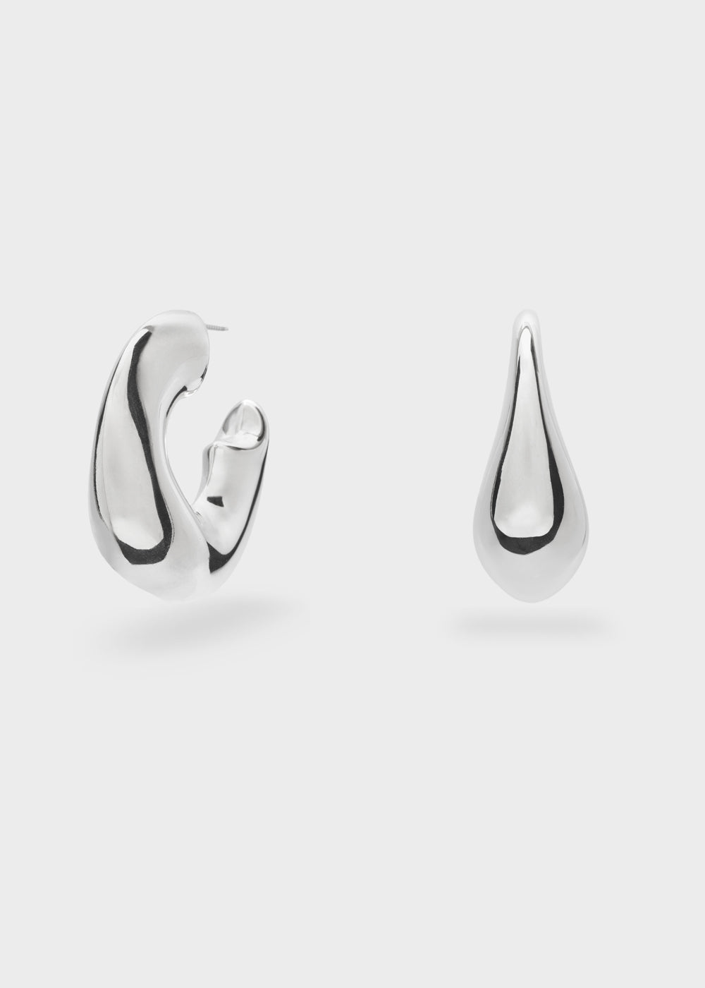 Chunky Wave Hoop Earrings