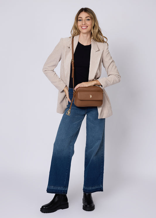 Jones shoulder bag with front pocket