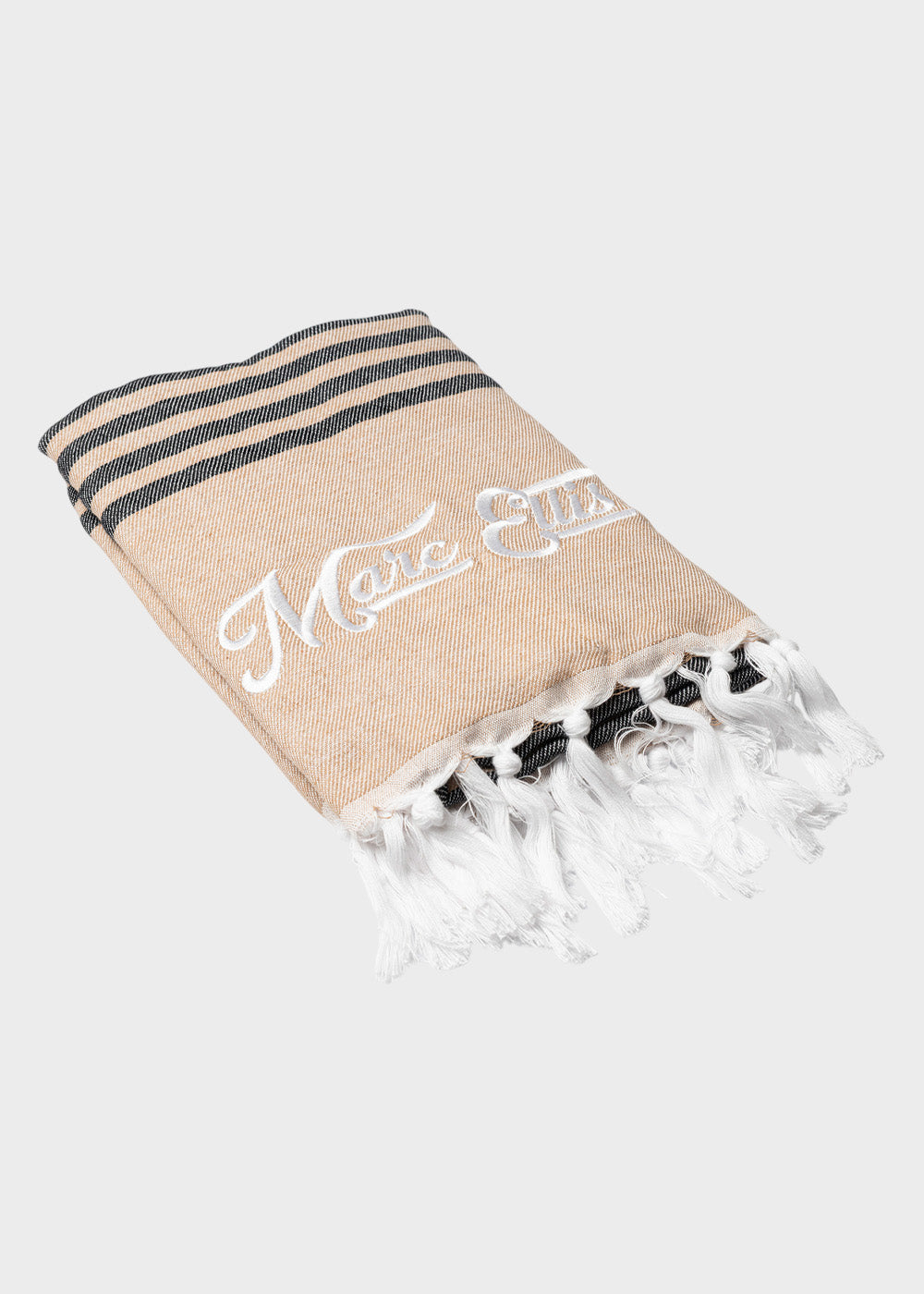 Telo da mare con Logo in cotone leggero