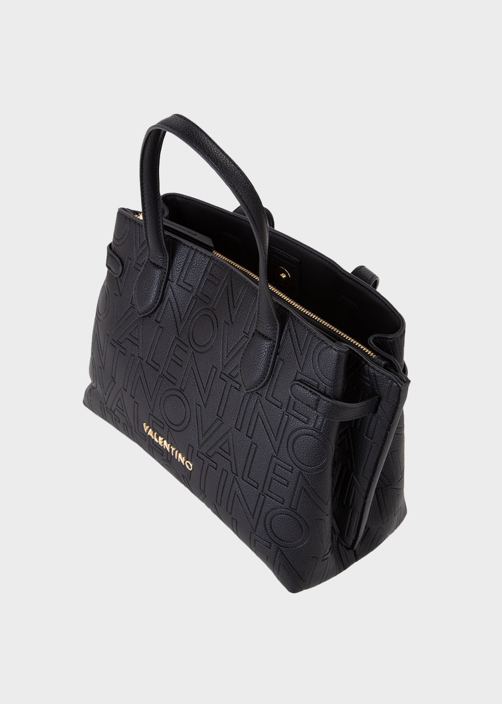 Borsa a mano con tracolla Pansy con logo all over