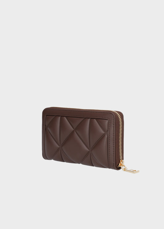 Portafogli con zip e logo