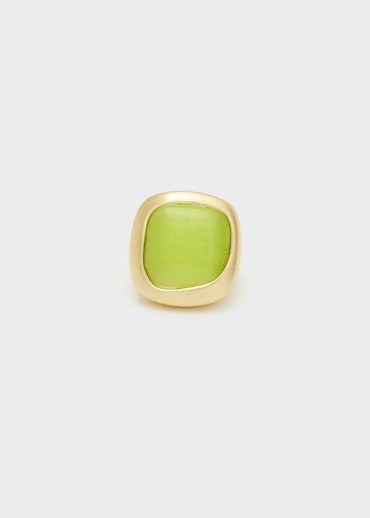 Anello Pia con pietra verde