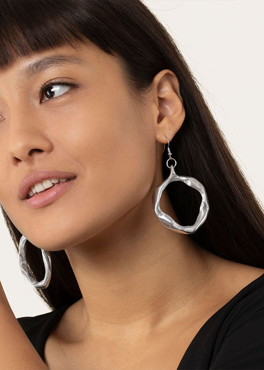 Round Silhouette Earrings
