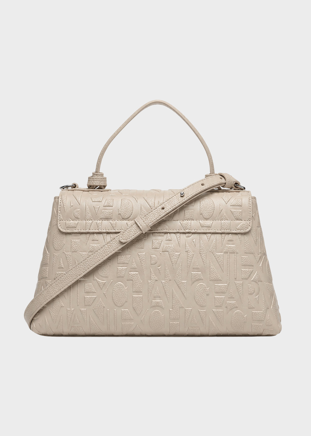 Borsa a mano con tracolla Liz Pebble con logo all over-4