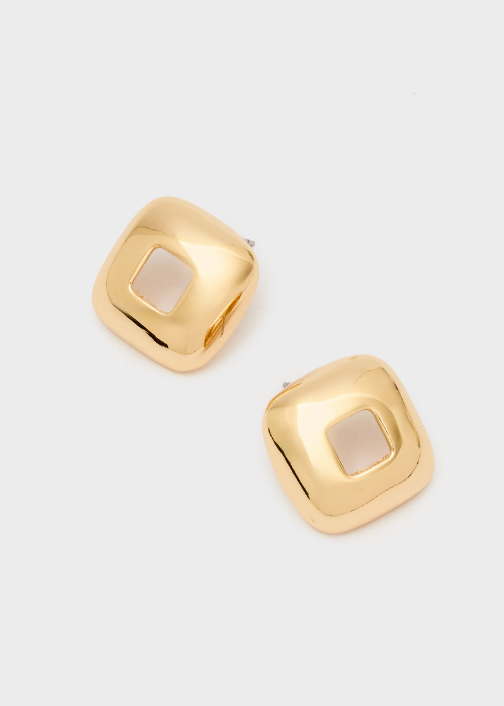 Square stud earrings
