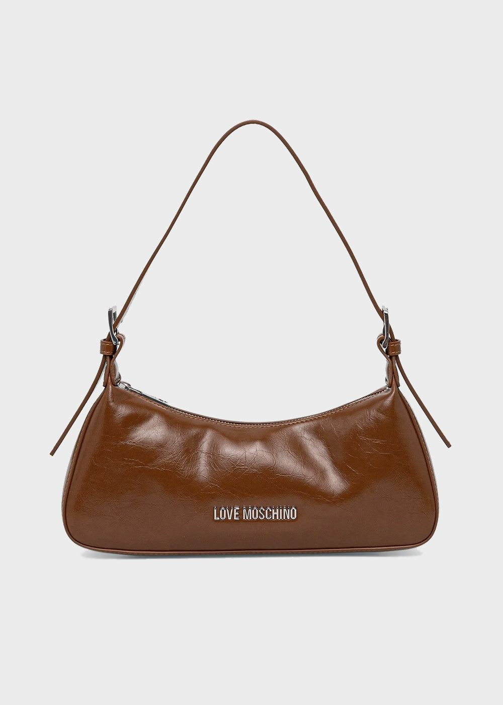 Borsa da spalla con logo frontale