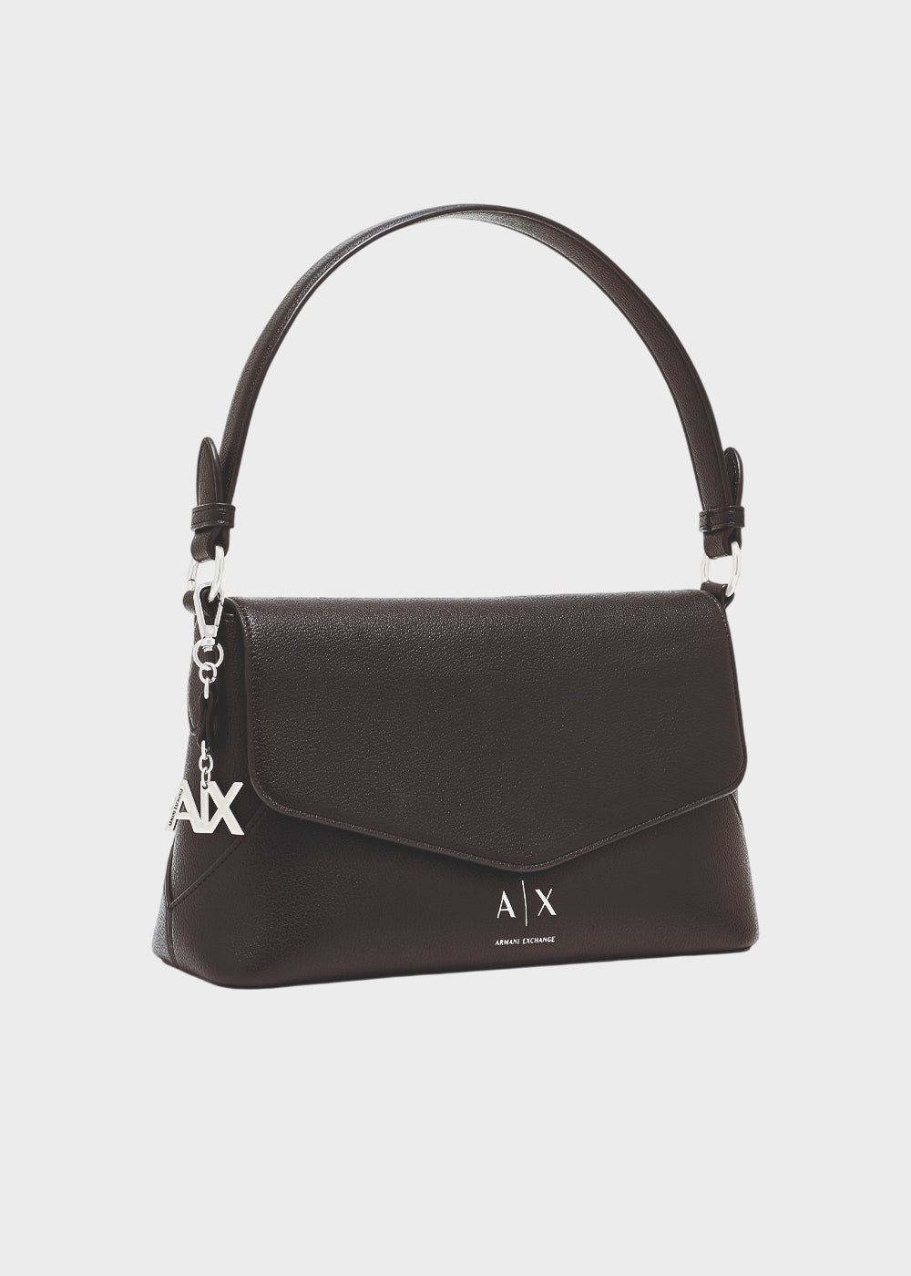 Borsa a spalla Isabel con manico e chiusura a patta-4