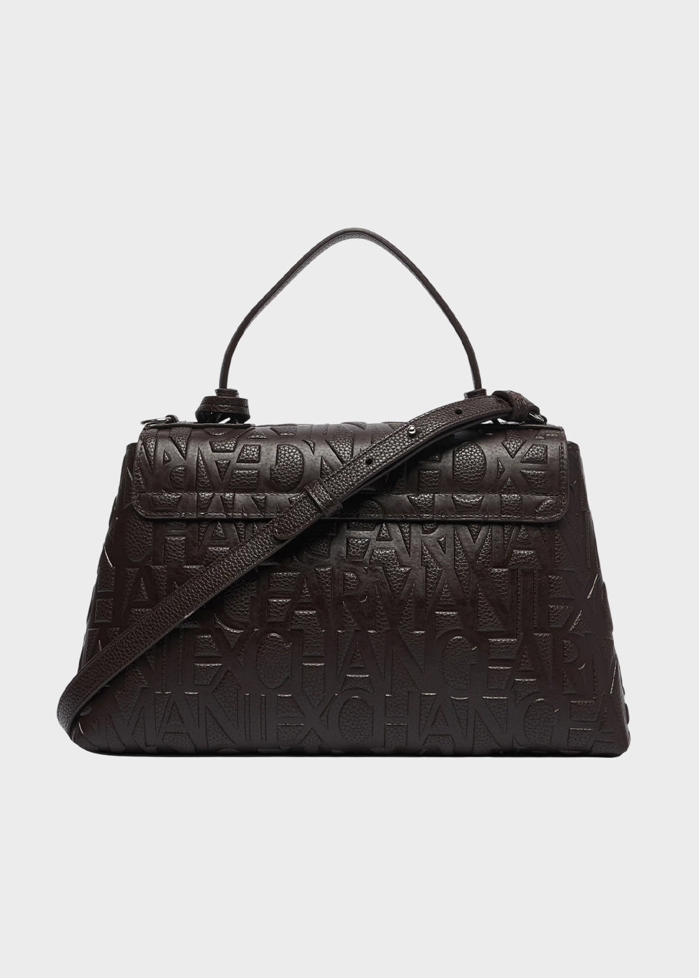Borsa a mano con tracolla Liz Pebble con logo all over-4