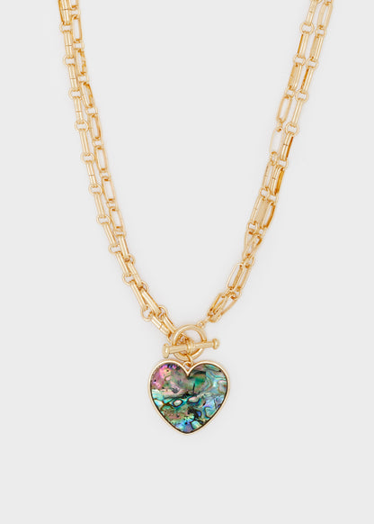 COLLANA LUNGA CON PENDENTE CUORE